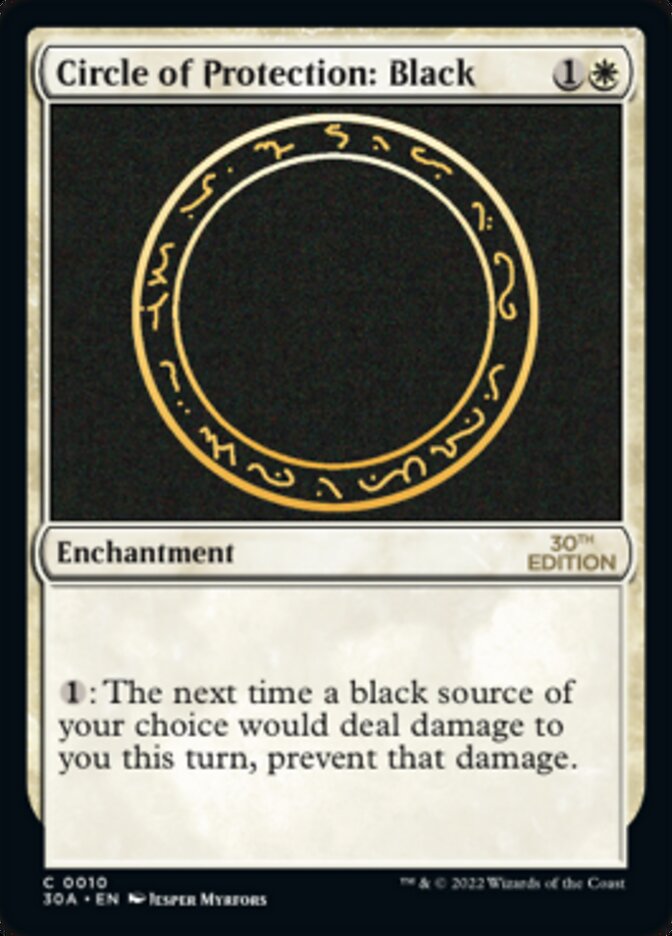 Circle of Protection: Black (010) - 30th Anniversary Edition