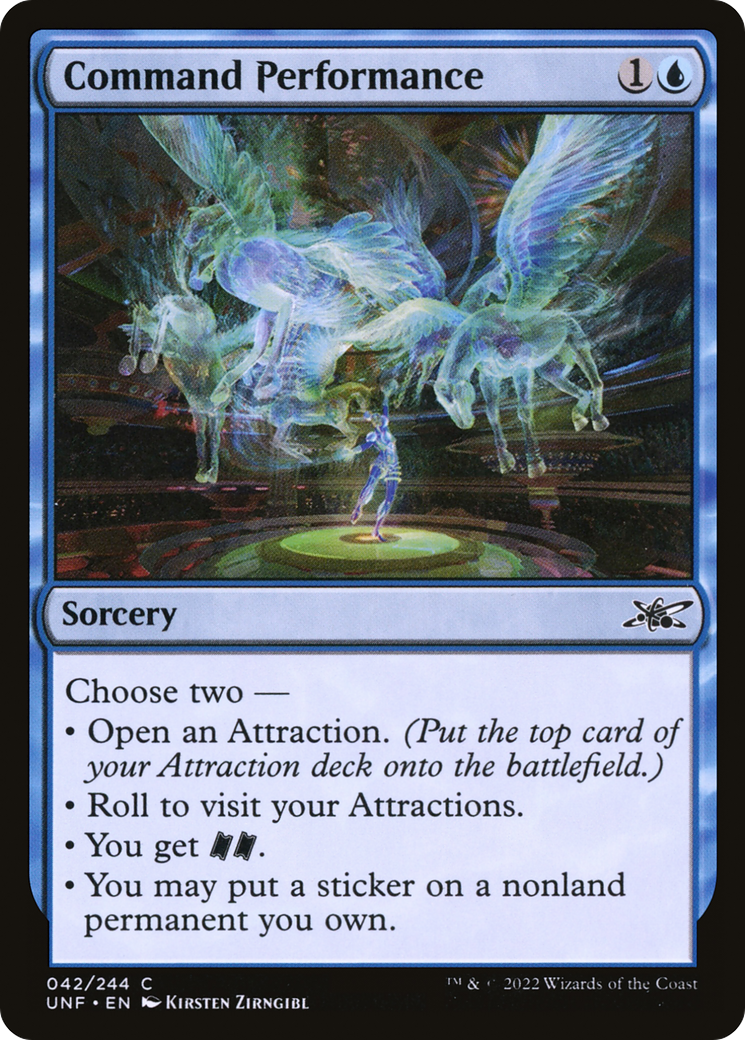 Command Performance (042) Foil - Unfinity