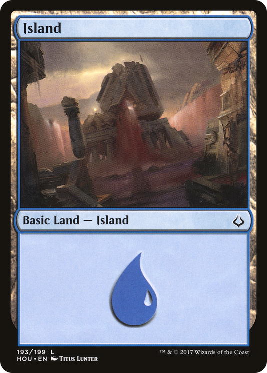 Island (193) [Hour of Devastation] Foil