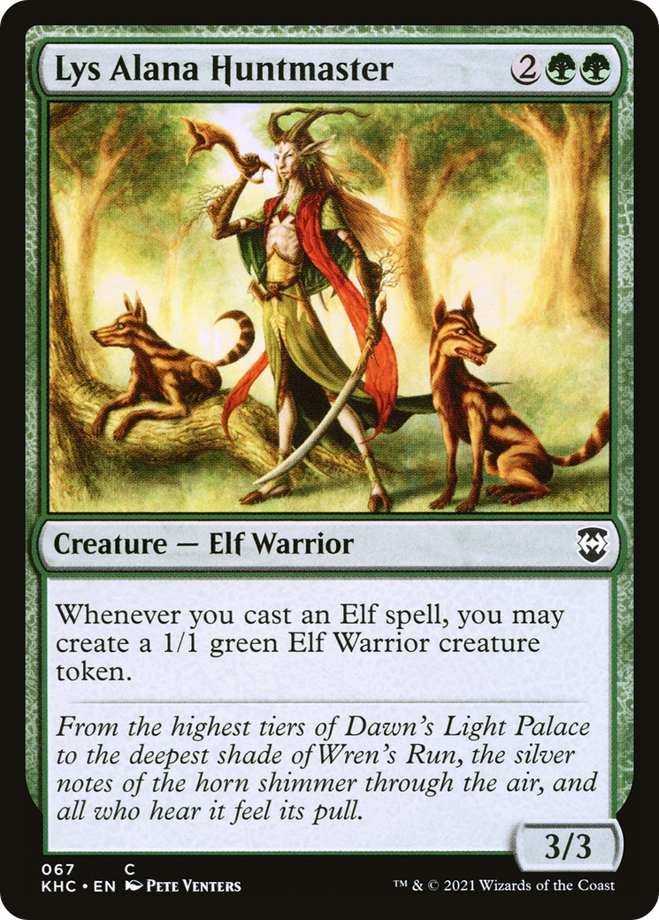 Lys Alana Huntmaster (067) - Kaldheim Commander