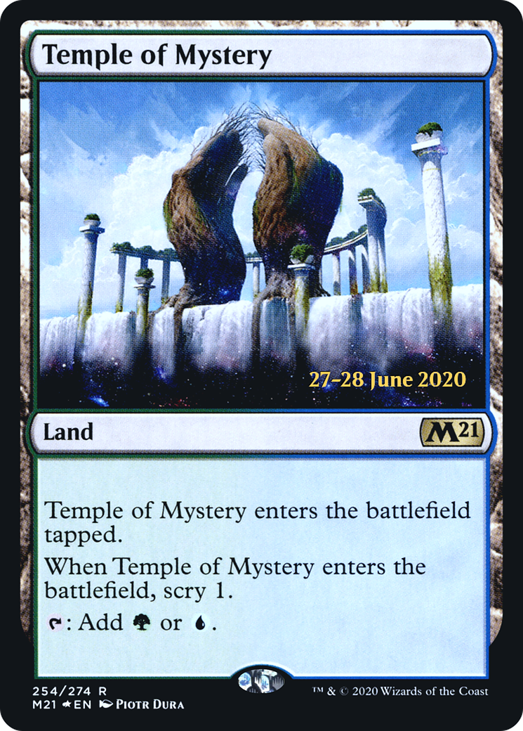Temple of Mystery (254s) Foil - Core Set 2021 Promos