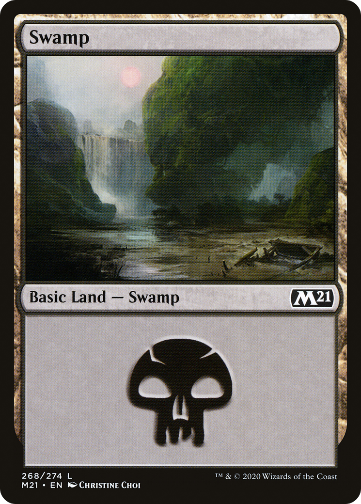 Swamp (268) Foil - Core Set 2021