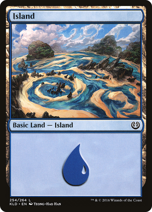 Island (254) [Kaladesh] Foil