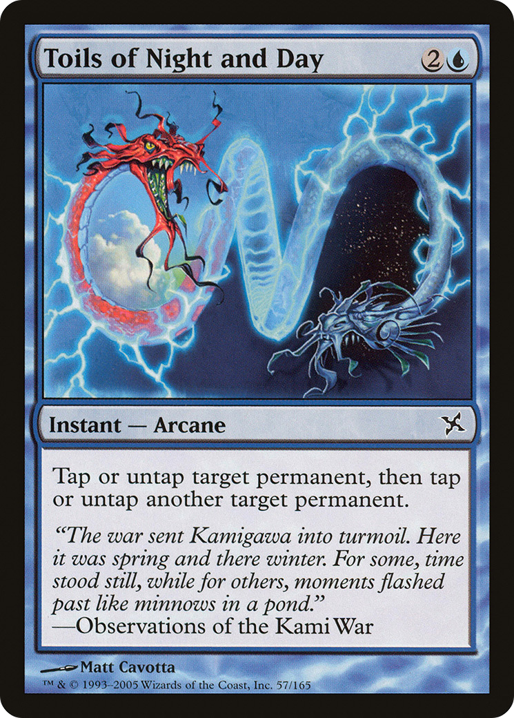 Toils of Night and Day (057) Foil - Betrayers of Kamigawa