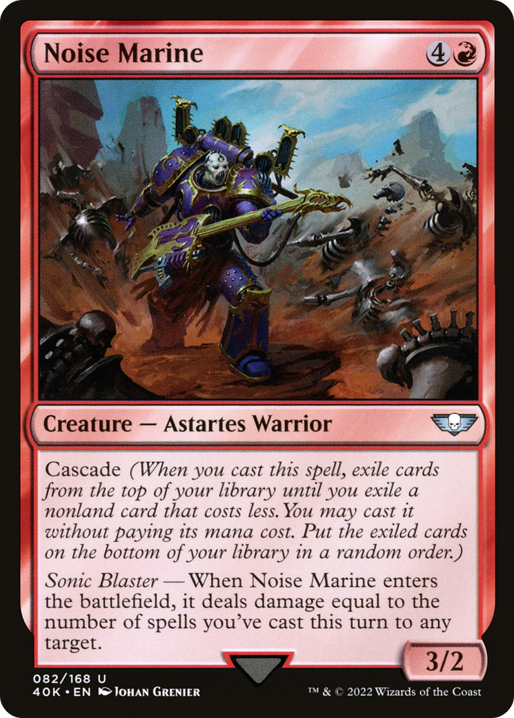 Noise Marine (082) - Warhammer 40,000 Commander