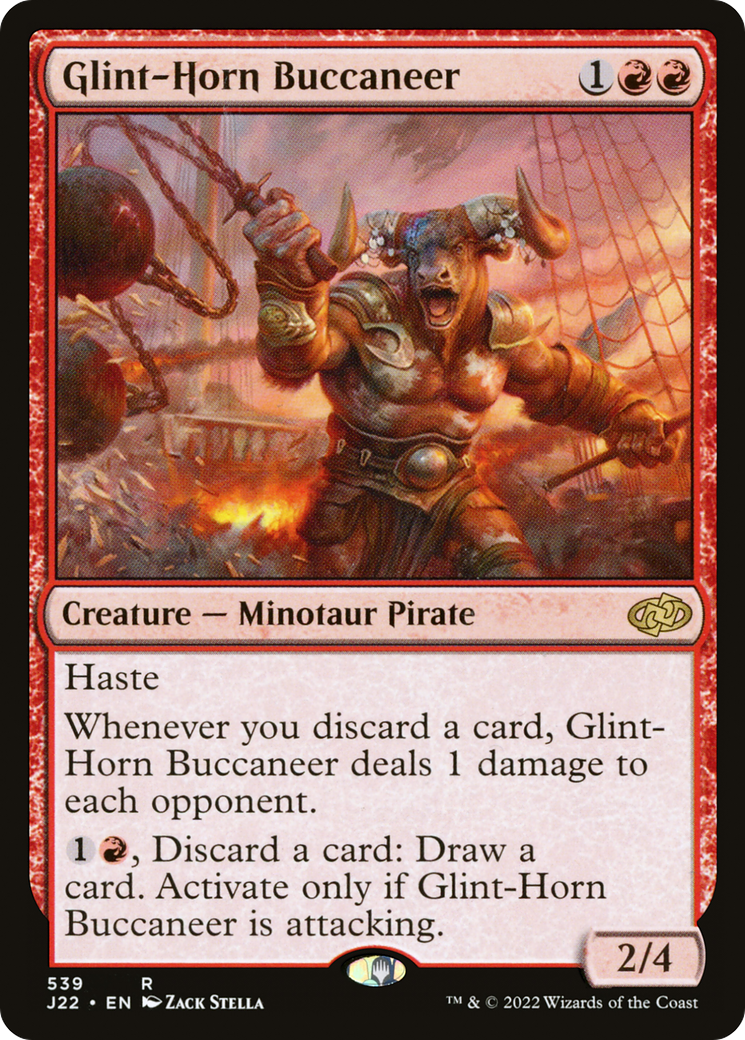 Glint-Horn Buccaneer [Jumpstart 2022] | Silver Goblin