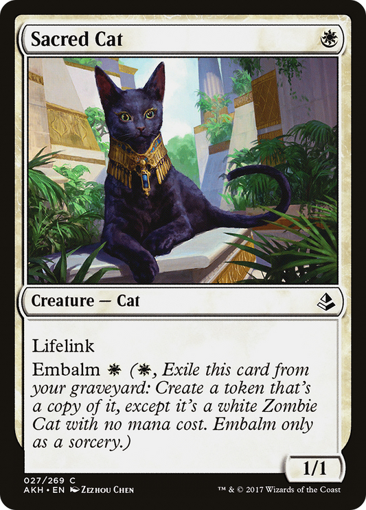 Sacred Cat (027) - Amonkhet