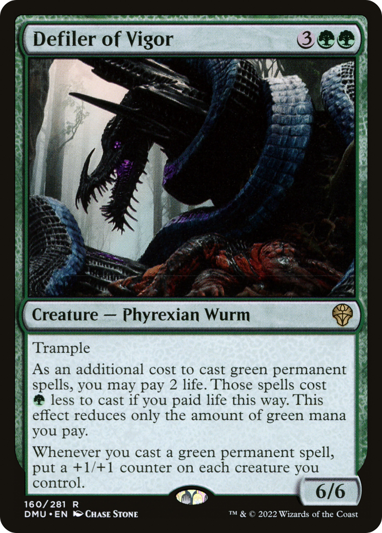 Defiler of Vigor (160) Foil - Dominaria United