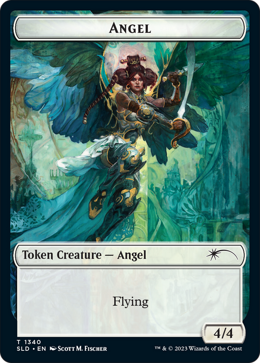 Angel (SLD) // Soldier (GRN) Double-sided Token (1340 // 2) - Secret Lair Drop