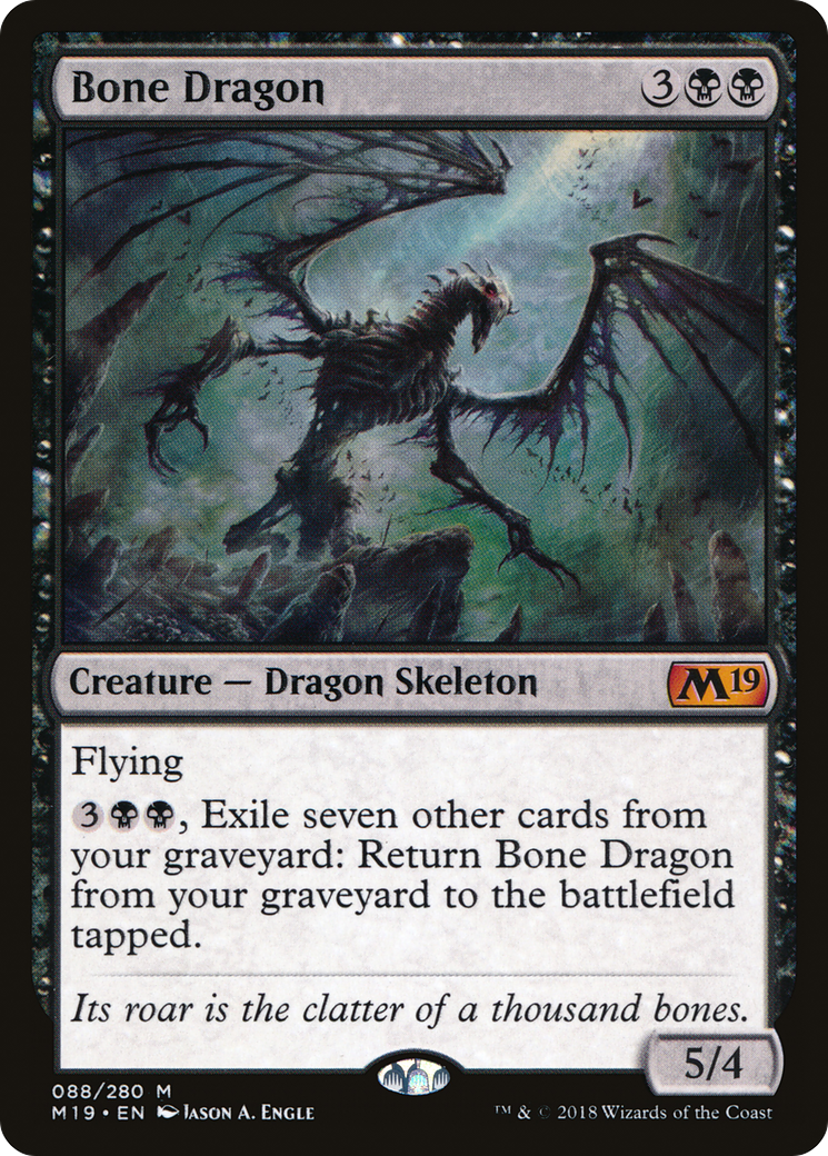 Bone Dragon (088) Foil - Core Set 2019