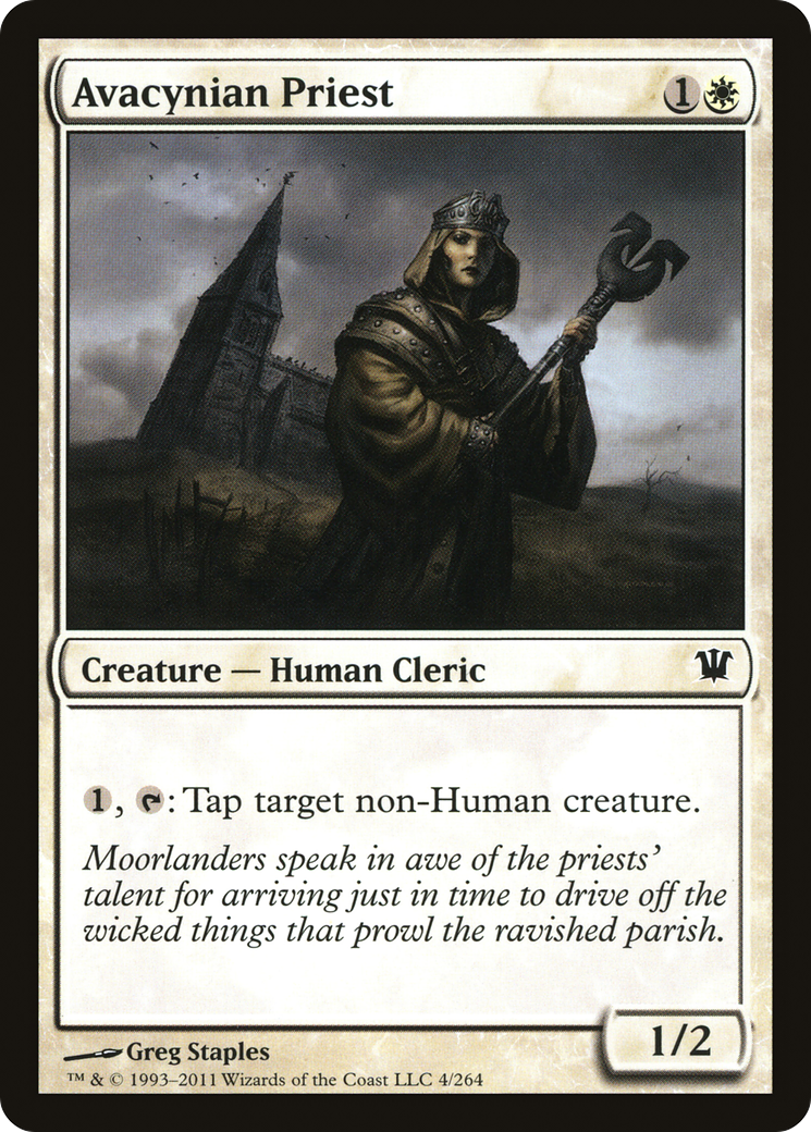 Avacynian Priest (004) - Innistrad