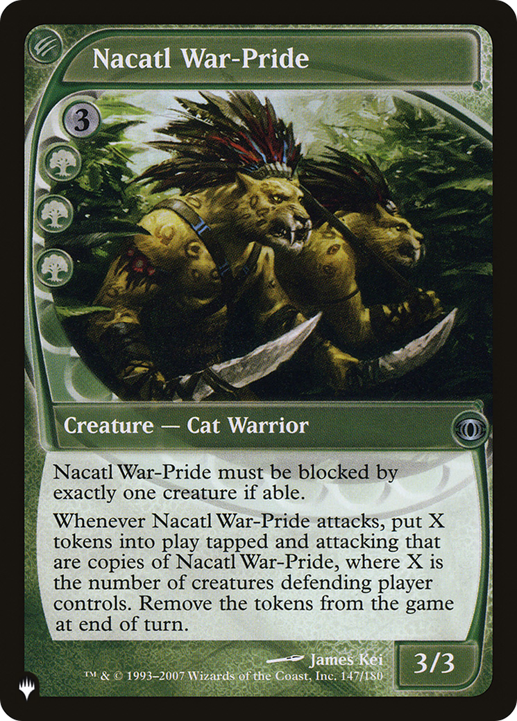 Nacatl War-Pride [The List] | Silver Goblin