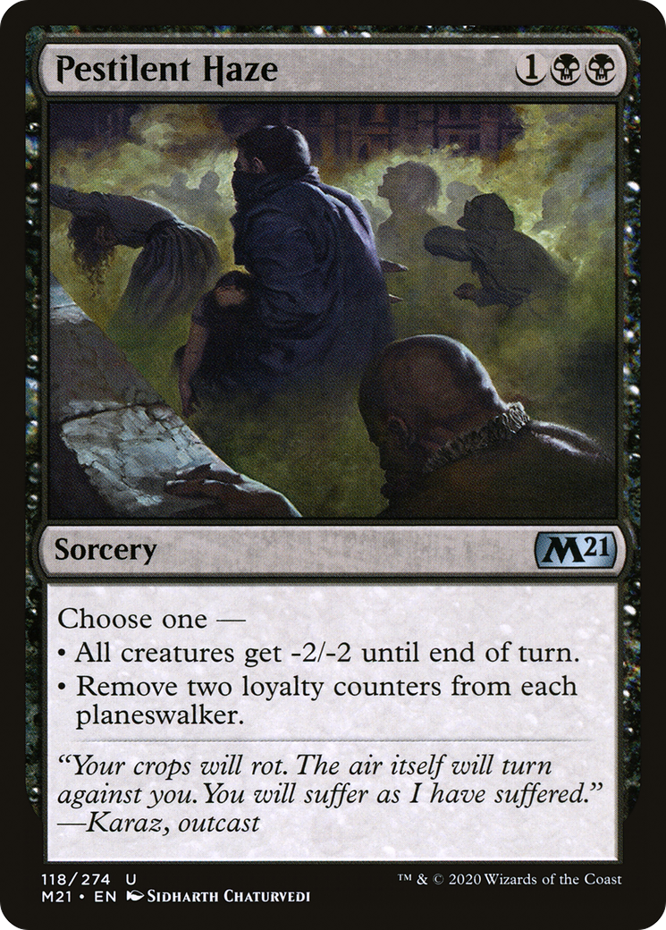 Pestilent Haze (118) - Core Set 2021