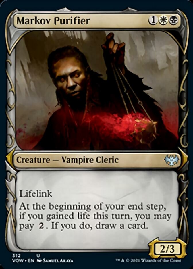 Markov Purifier (Showcase Fang Frame) [Innistrad: Crimson Vow] | Silver Goblin