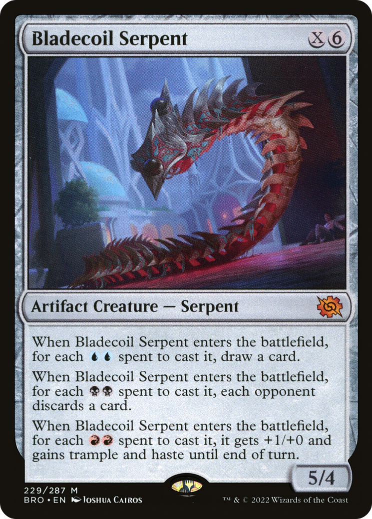 Bladecoil Serpent [The Brothers' War] | Silver Goblin