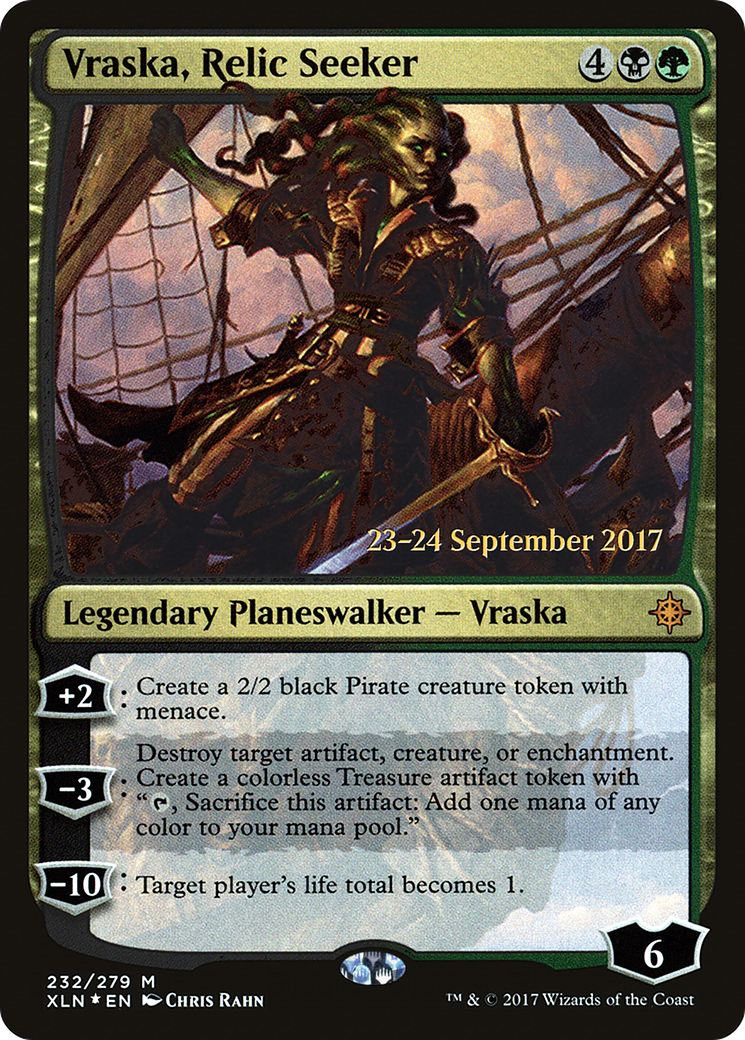 Vraska, Relic Seeker [Ixalan Prerelease Promos] | Silver Goblin