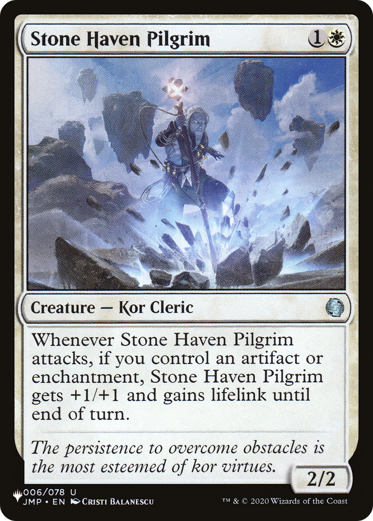 Stone Haven Pilgrim (JMP-6) - The List