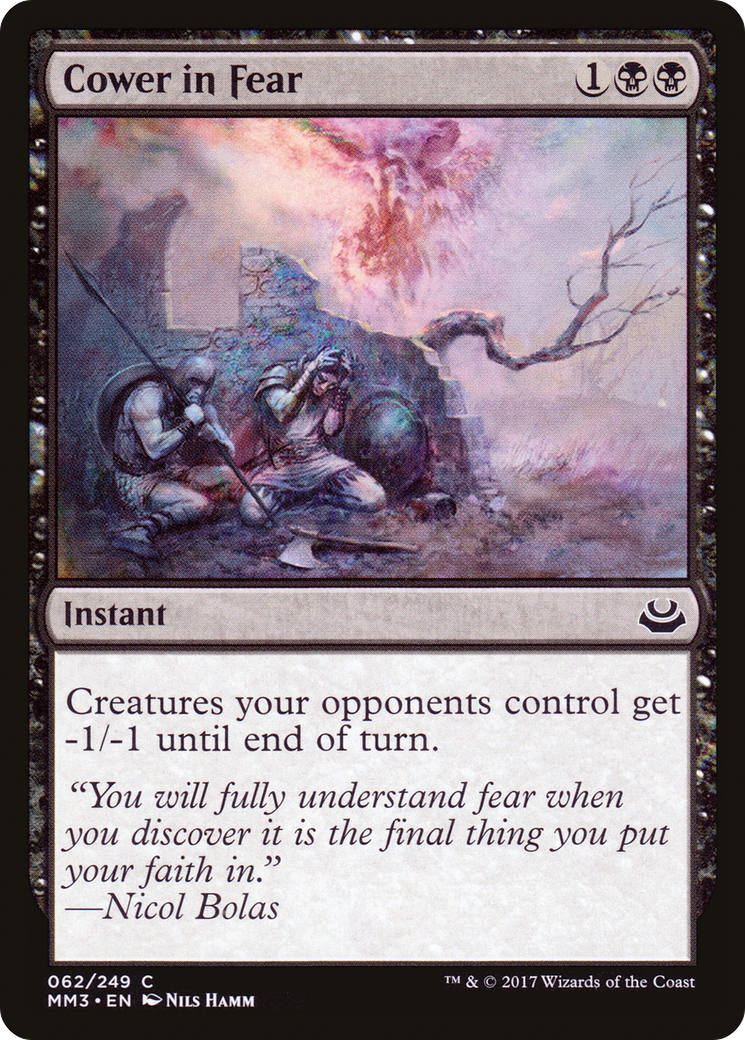 Cower in Fear (062) Foil - Modern Masters 2017
