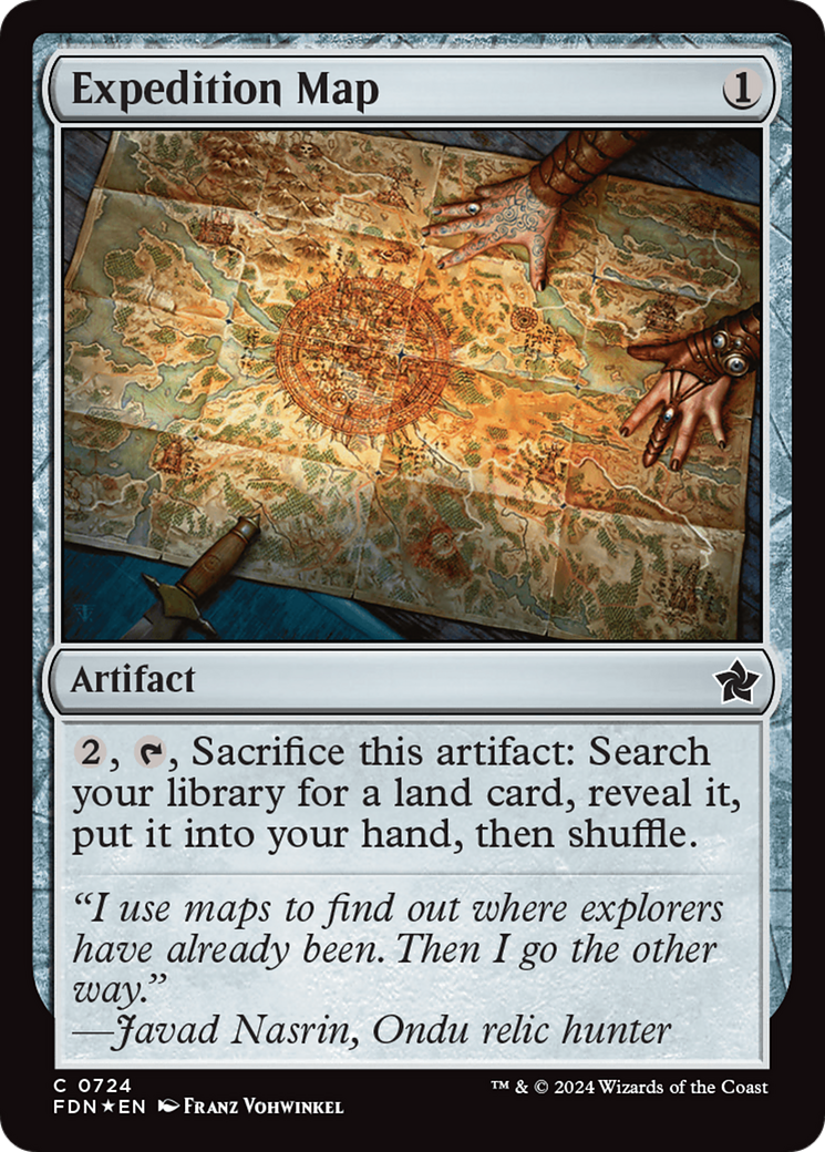 Expedition Map (724) Foil - Foundations