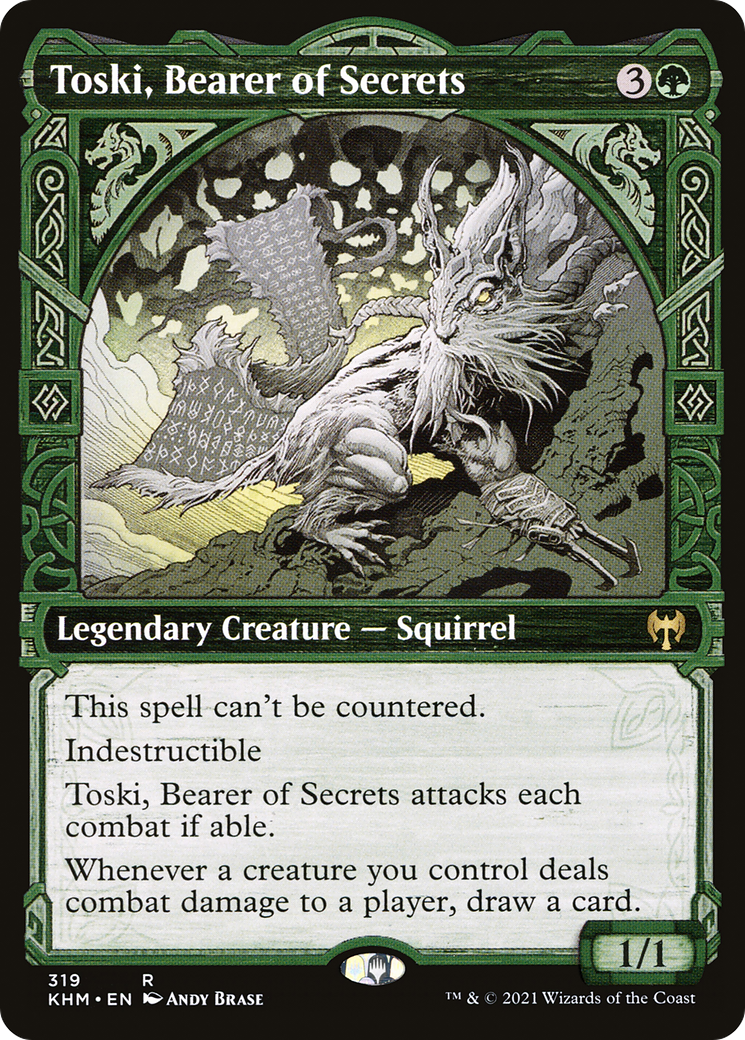 Toski, Bearer of Secrets (Showcase) (319) Foil - Kaldheim