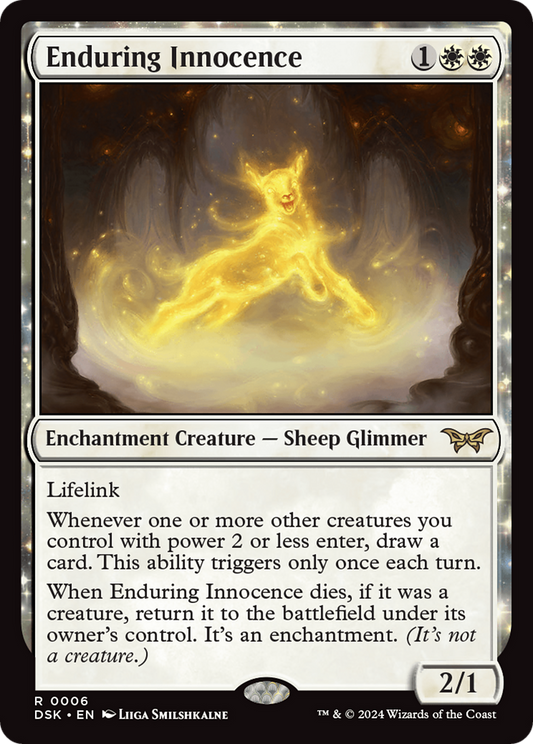 Enduring Innocence [Duskmourn: House of Horror] Foil