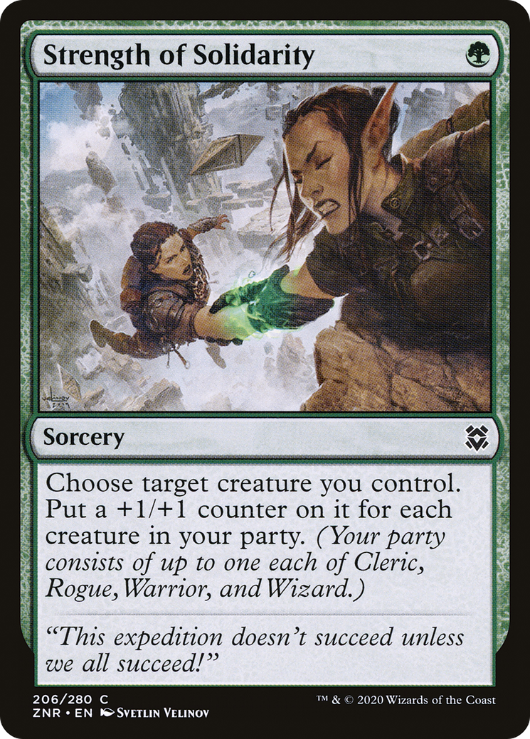 Strength of Solidarity (206) - Zendikar Rising