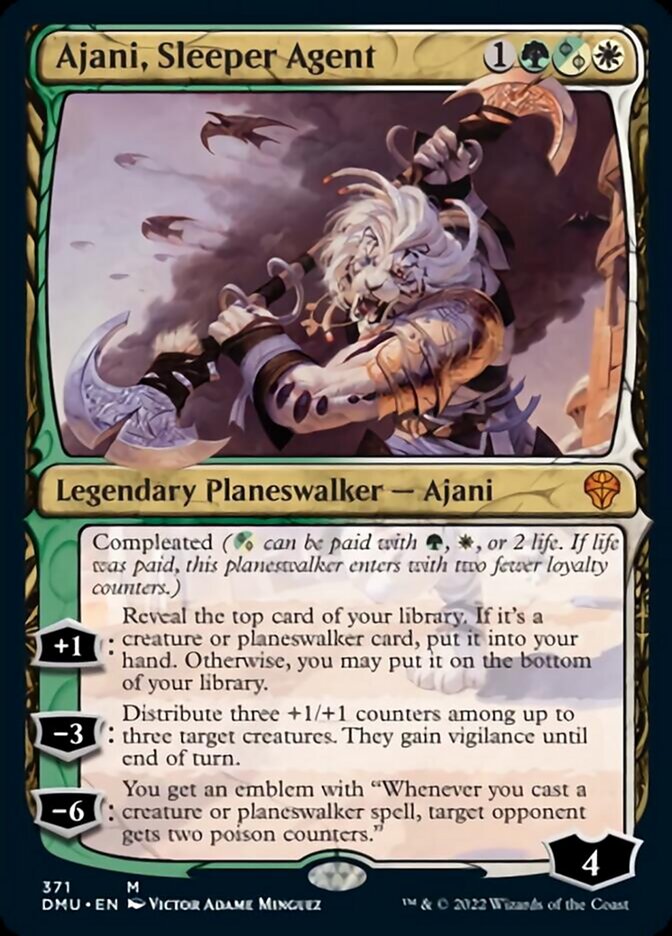 Ajani, Sleeper Agent (Showcase) [Dominaria United] | Silver Goblin