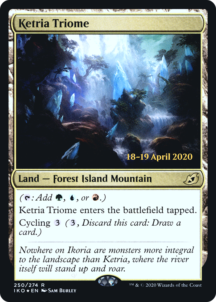 Ketria Triome (250s) Foil - Ikoria: Lair of Behemoths Promos