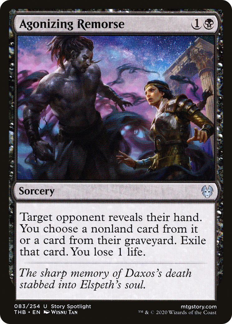Agonizing Remorse [Theros Beyond Death] Foil