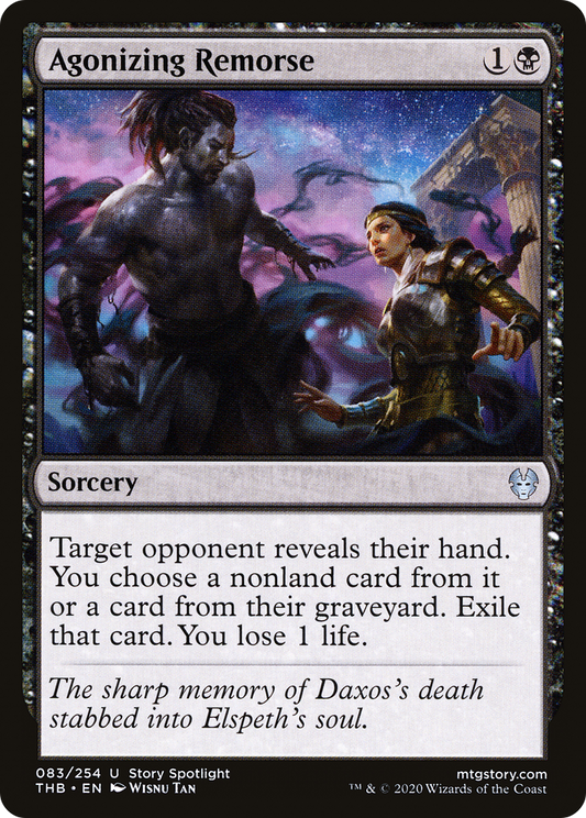 Agonizing Remorse [Theros Beyond Death] Foil
