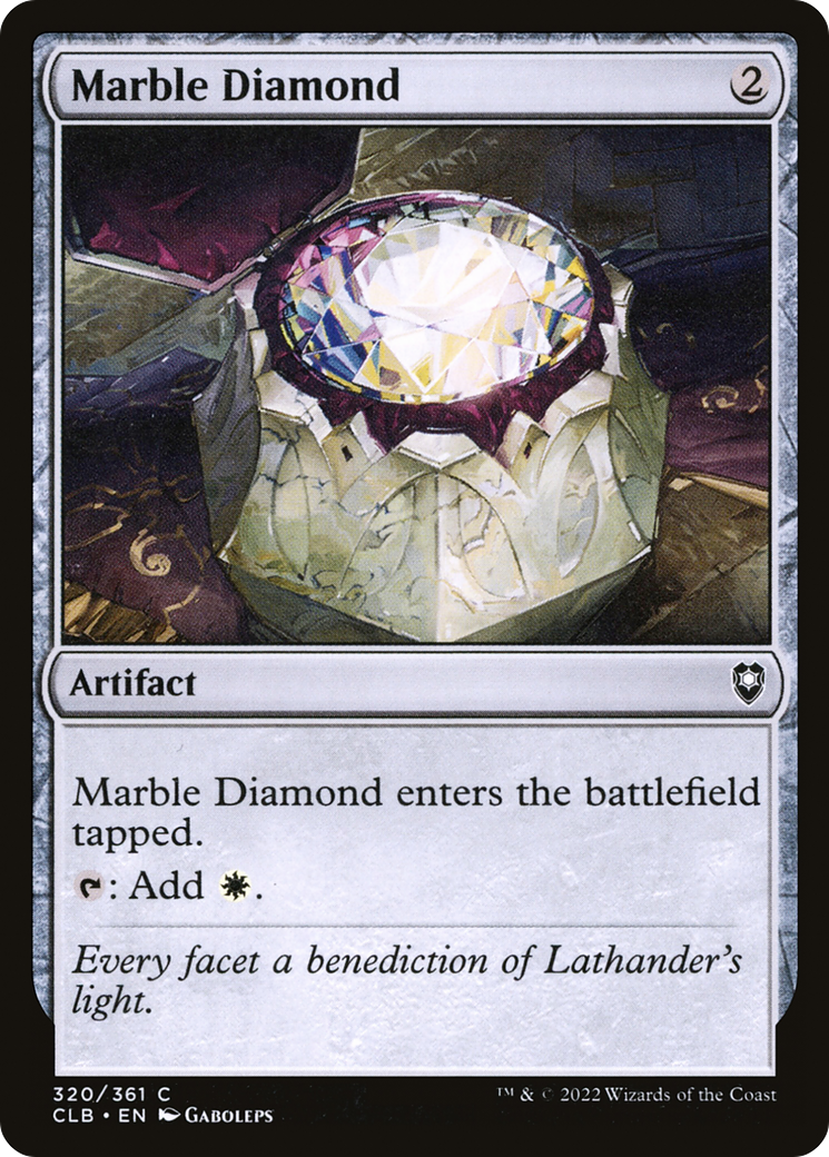 Marble Diamond [Commander Legends: Battle for Baldur's Gate] | Silver Goblin