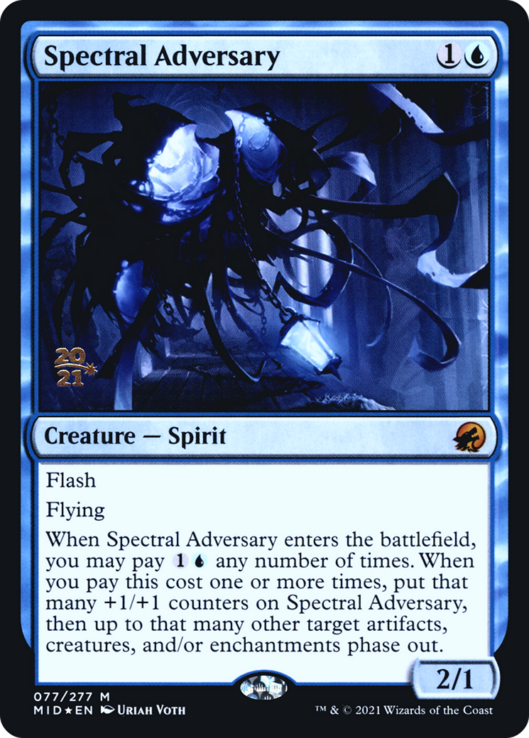 Spectral Adversary (77s) Foil - Innistrad: Midnight Hunt Promos