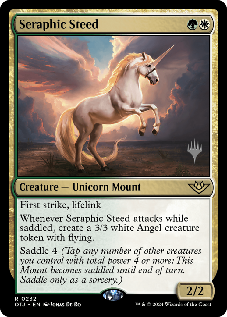 Seraphic Steed (232) Foil - Outlaws of Thunder Junction Promos