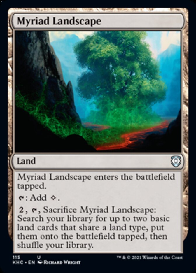 Myriad Landscape [Kaldheim Commander] | Silver Goblin