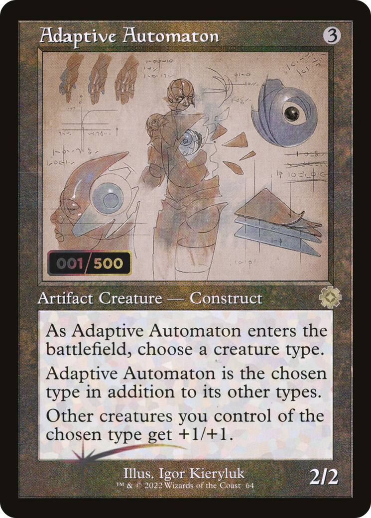 Adaptive Automaton (Retro Schematic) (Serialized) [The Brothers' War Retro Artifacts] | Silver Goblin