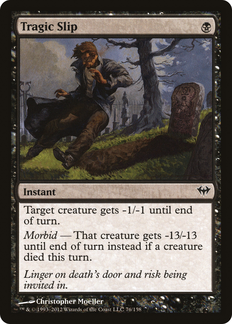 Tragic Slip (076) Foil - Dark Ascension