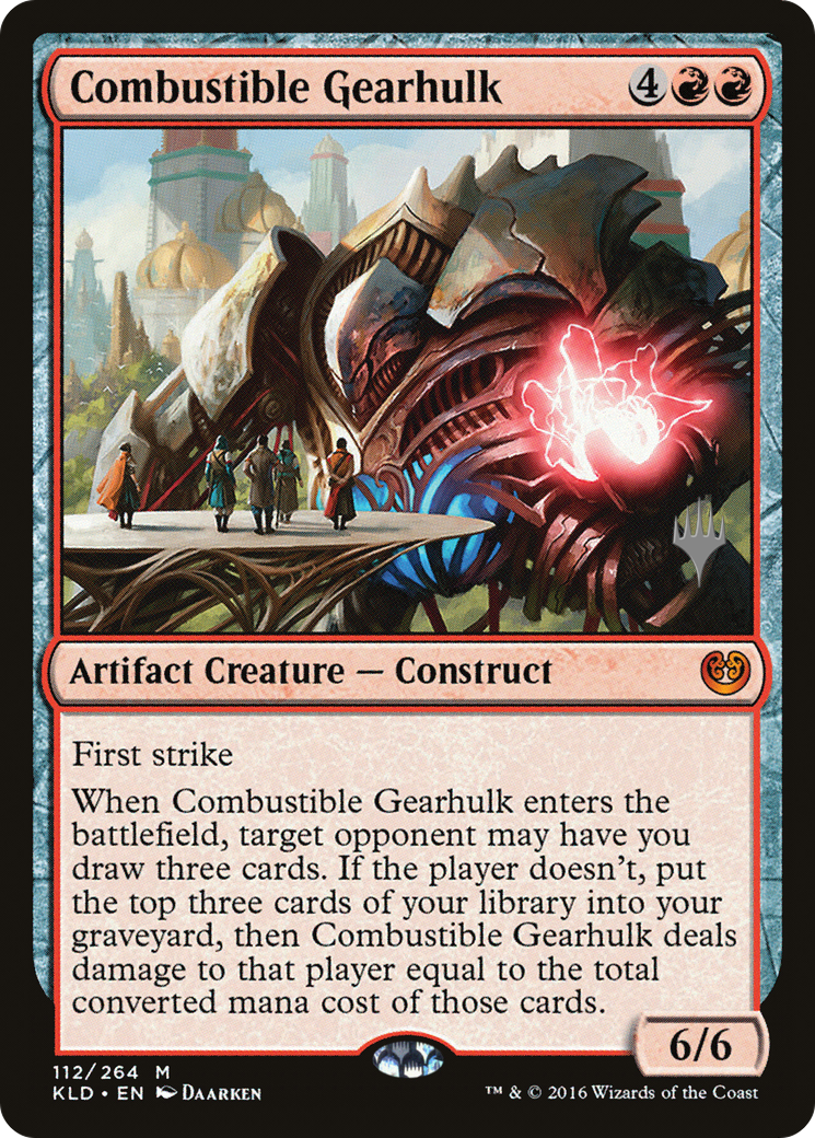 Combustible Gearhulk (112p) - Kaladesh Promos