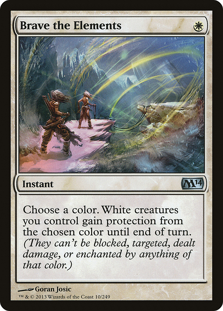 Brave the Elements (010) Foil - Magic 2014
