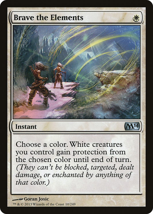 Brave the Elements (010) Foil - Magic 2014