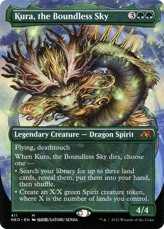 Kura, the Boundless Sky (411) Foil - Kamigawa: Neon Dynasty