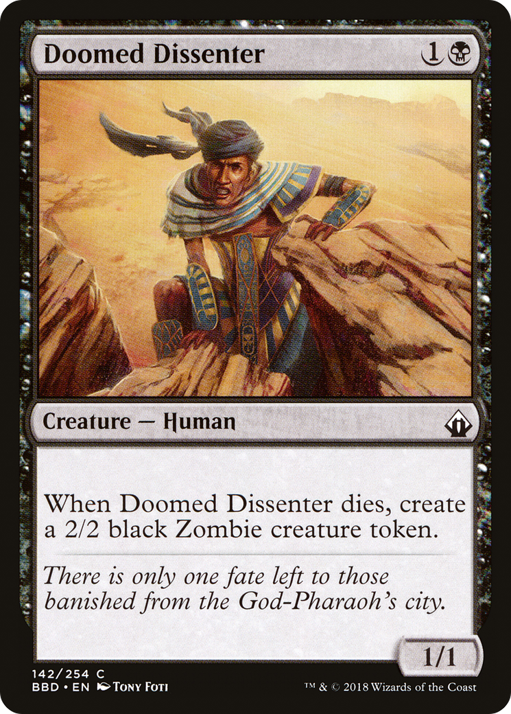 Doomed Dissenter (142) Foil - Battlebond