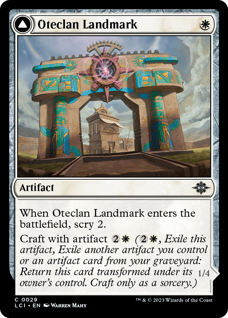 Oteclan Landmark (029) Foil - The Lost Caverns of Ixalan
