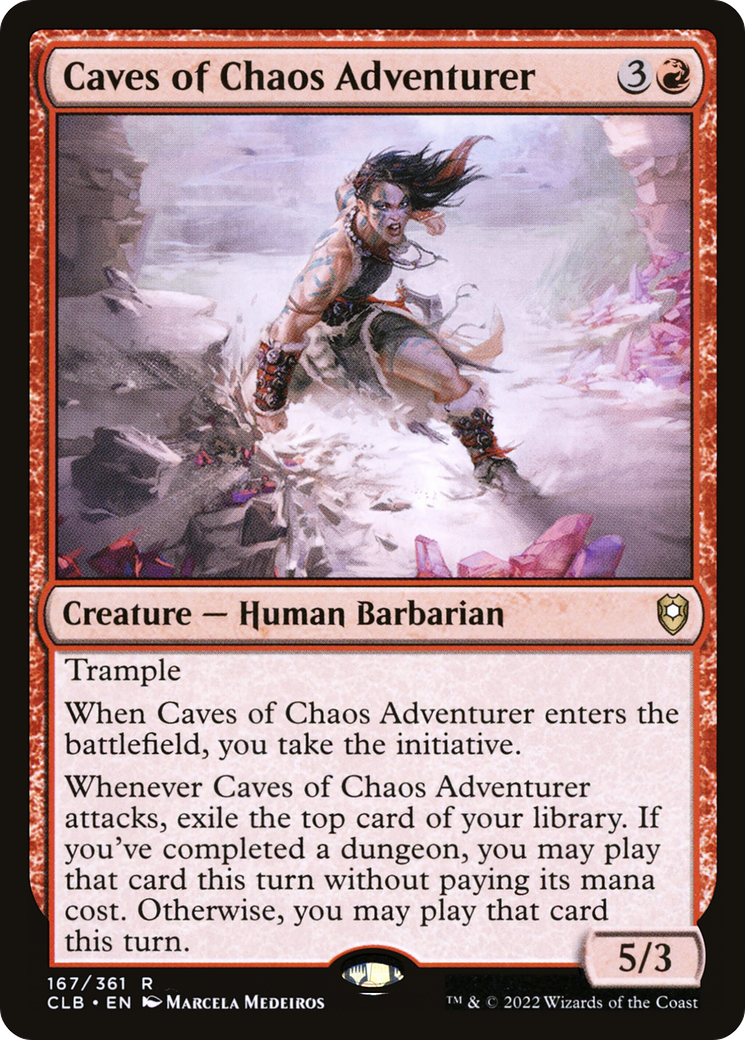 Caves of Chaos Adventurer [Commander Legends: Battle for Baldur's Gate] Foil