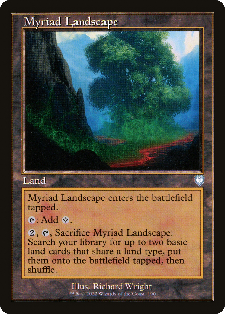 Myriad Landscape (Retro) (190) - The Brothers' War Commander
