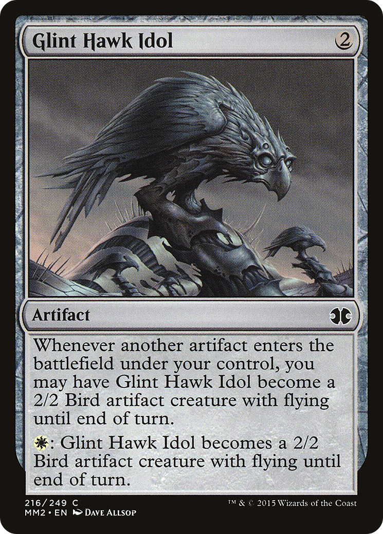 Glint Hawk Idol (216) Foil - Modern Masters 2015