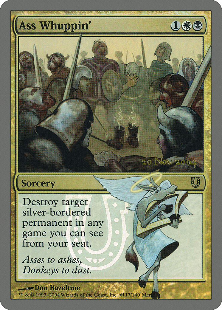 Ass Whuppin' (Promo) (117) Foil - Unhinged