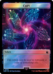 Copy // Beast Double-Sided Token (Surge Foil) [Doctor Who Tokens] | Silver Goblin