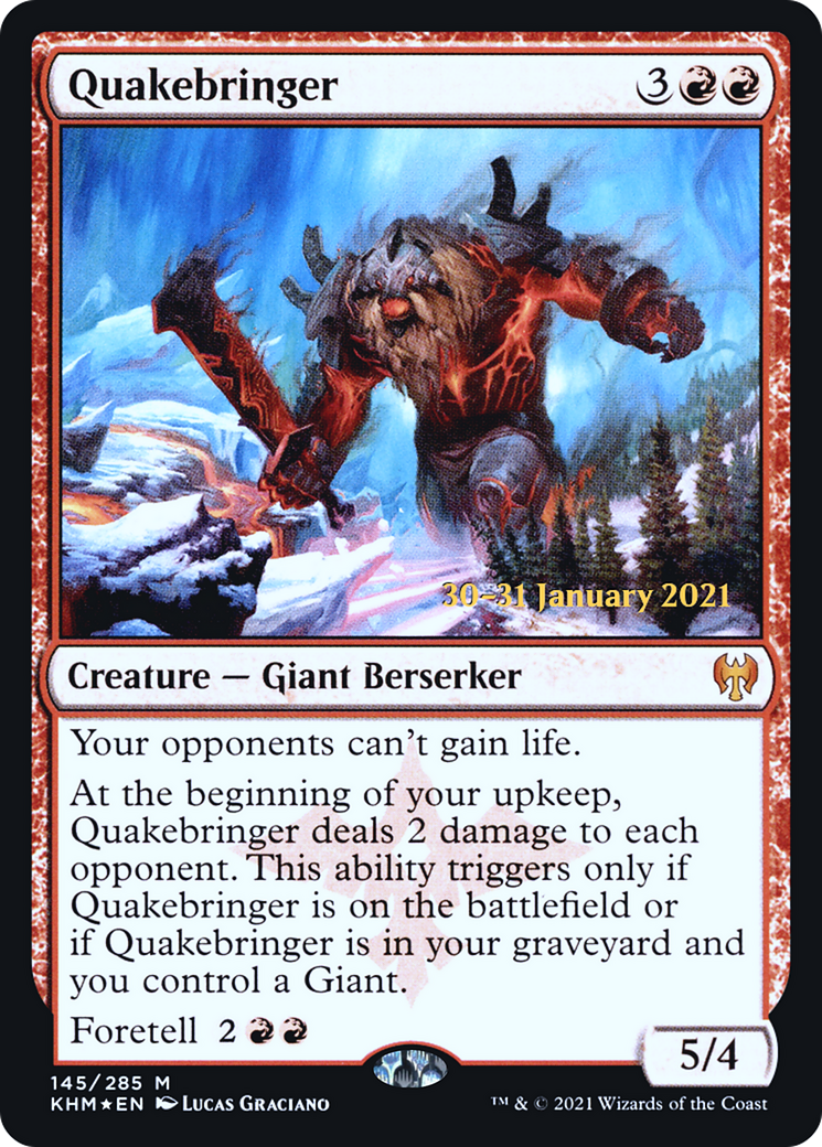 Quakebringer (145) Foil - Kaldheim Promos