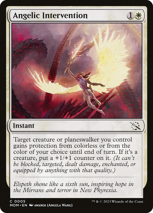 Angelic Intervention (005) Foil - March of the Machine