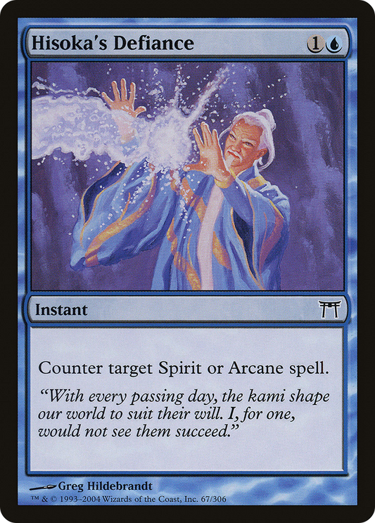 Hisoka's Defiance [Champions of Kamigawa] Foil